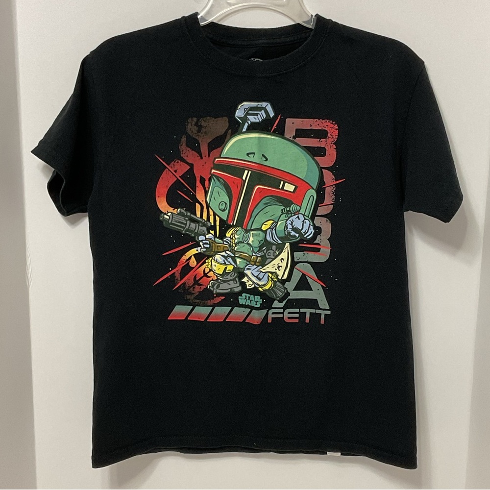 KIDS STAR WARS BOBA FETT T-SHIRT - SEE MEASUREMENTS